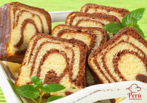 Receta de Torta Marmoleada | Postres Clásicos y Fáciles imagen para receta de torta marmoleada de peru comidas blog