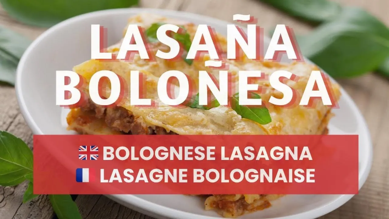 Video de la receta: Receta de Lasaña boloñesa