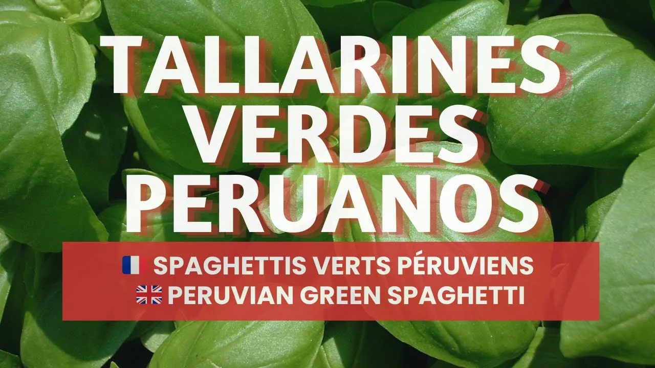 Video de la receta: Tallarines Verdes Peruanos