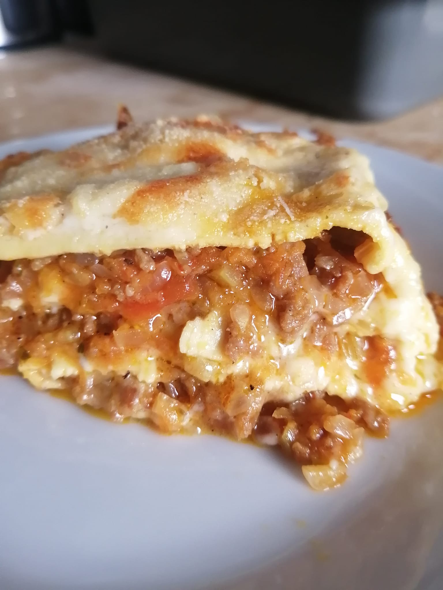 lasagna boloñesa resultado final